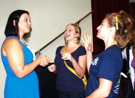Stacy Nadeau, a Dove Real Woman, came to UT Wednesday night via the Women's Coordinating Council. Nadeau was featured in a 2005 Dove Campaign for Real Beauty. She talked about how to make women feel beautiful in everday life.