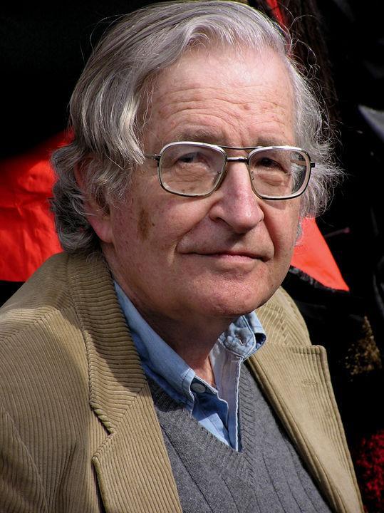 Noam Chomsky after speaking with a group in Vancouver on Saturday, March 20, 2004. Chomsky, a famous linguist and philosopher, will be speaking in the Cox Auditorium of the Alumni Memorial Building on Tuesday, Jan. 25, starting at 7:00 pm.