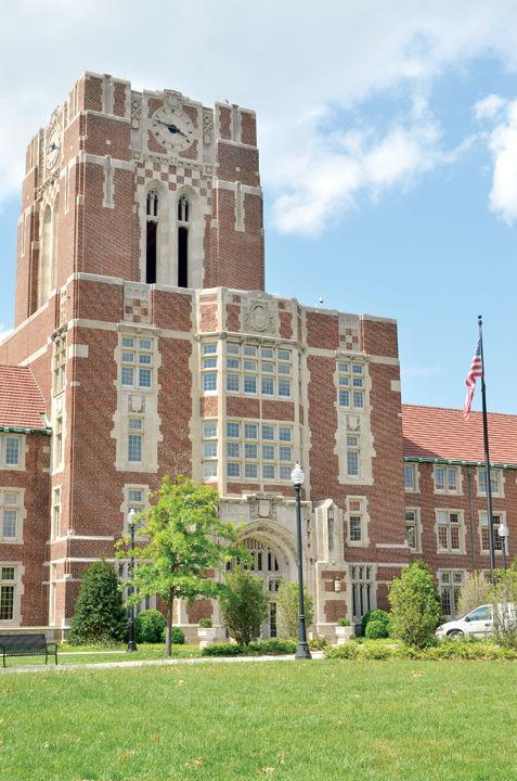 Ayres Hall retains it's classic architecture following a facelift as seen on Saturday, May 4. Many UT buildings were identified in the most recent list of endangered buildings in Knox County, many of which are scheduled for updates and remodels over the next few years similar to the work done on Ayres Hall.