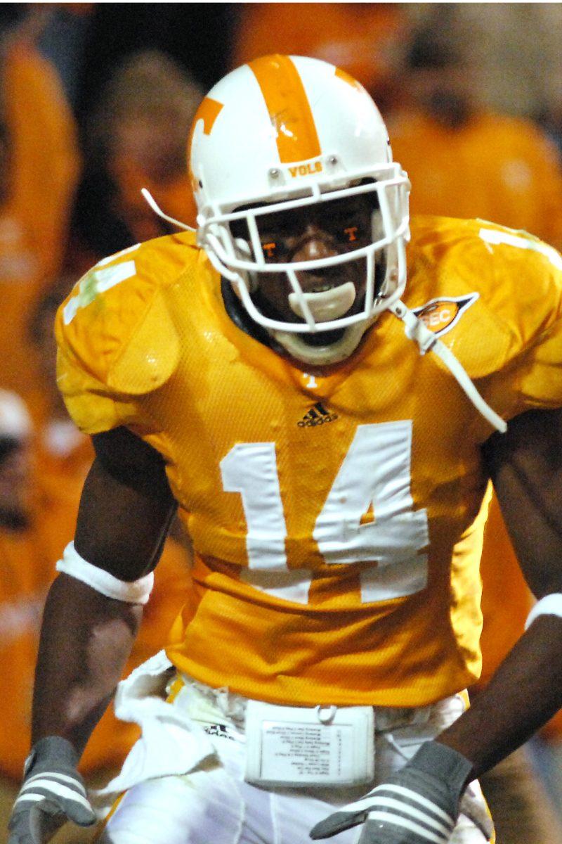 Eric Berry gets pumped up during a game in the 2009 season. Berry has done several things since leaving UT inlcuding being a 5th round pick to the Kansas City Cheifs, and during the NFL lockout he held several camps and started an Eric Berry Foundation.