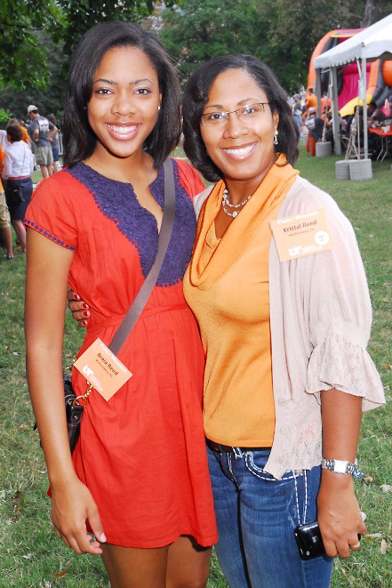 Breia Reed, sophomore with a pre-professional interest, enjoy’s Family Weekend 2010 with her mother. Family Weekend starts Friday with a silent auction and several activities, including a UT Bookstore sale from 4-8 p.m., Lady Vols soccer at 7 p.m. and a guided tour of the renovated Ayer’s Hall at 5:45 p.m. and 6:45 p.m.