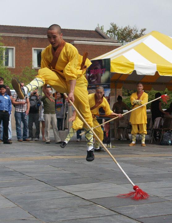 Shaolin Monks perform on the UC Plaza during the International Festival on Friday, April 15. Monday, Nov. 14 to Thursday, Nov. 17, the SGA Diversity Affairs office will be hosting International Week, which will serve to promote diversity awareness on campus.