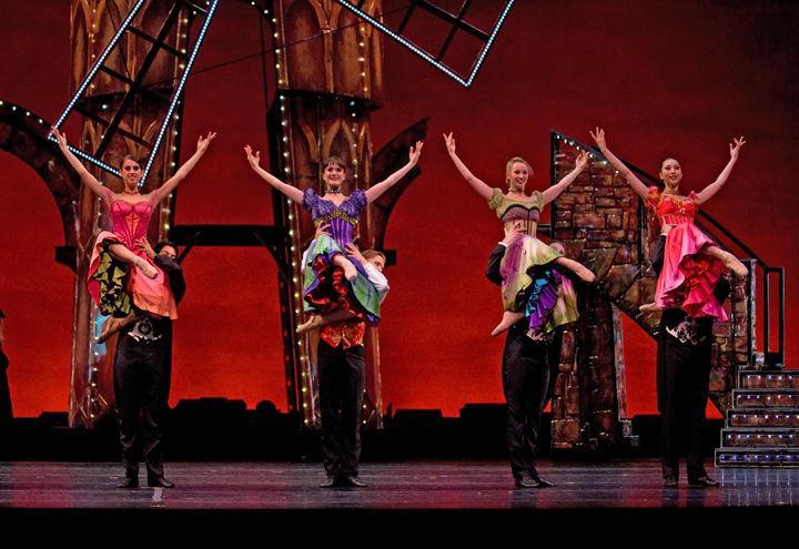 Members of Canada's Royal Winnipeg Ballet perform in a production of "Moulin Rouge — The Ballet." The Royal Winnipeg Ballet traveled to Knoxville and performed its rendition of the popular film at the Tennessee Theatre on Thursday.