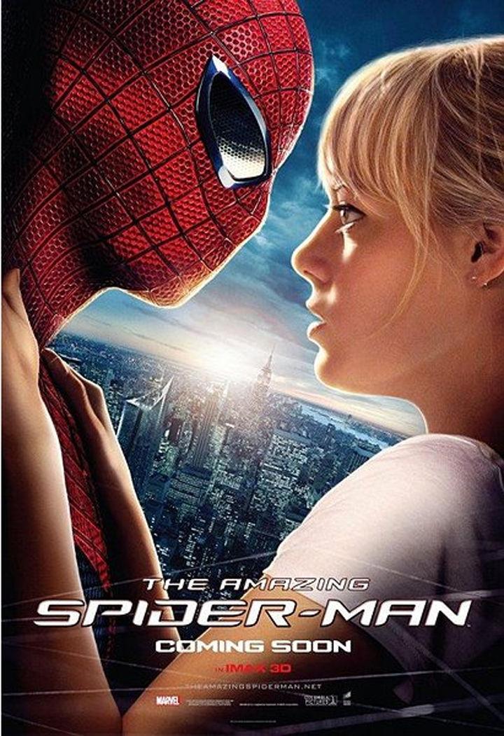 One of the many movie posters for Spider Man 3 shows the two main characters.