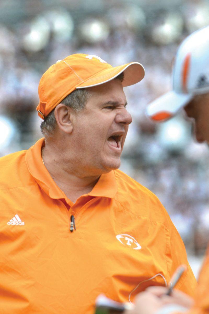 Sal Sunseri at the Orange and White Game on April 21.