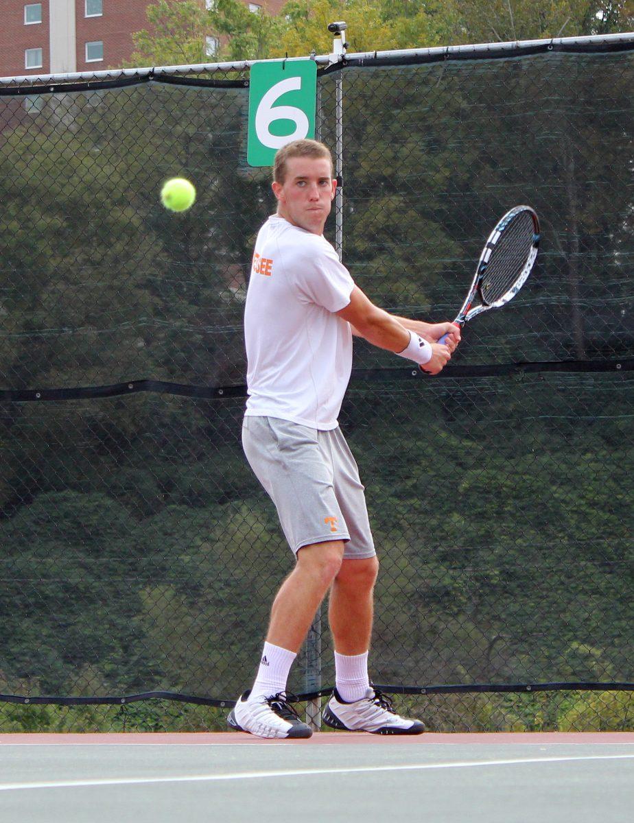 Brandon Fickey plays during the Tennessee Fall Invitational on Oct. 12.