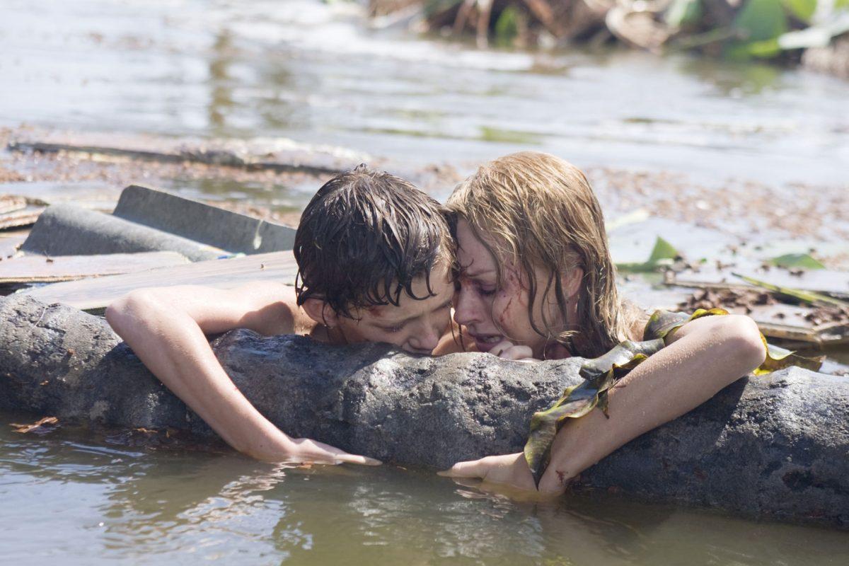 Naomi Watts and Tom Holland star in the film "The Impossible", where a family is separated from a devastating tsunami in Thailand.