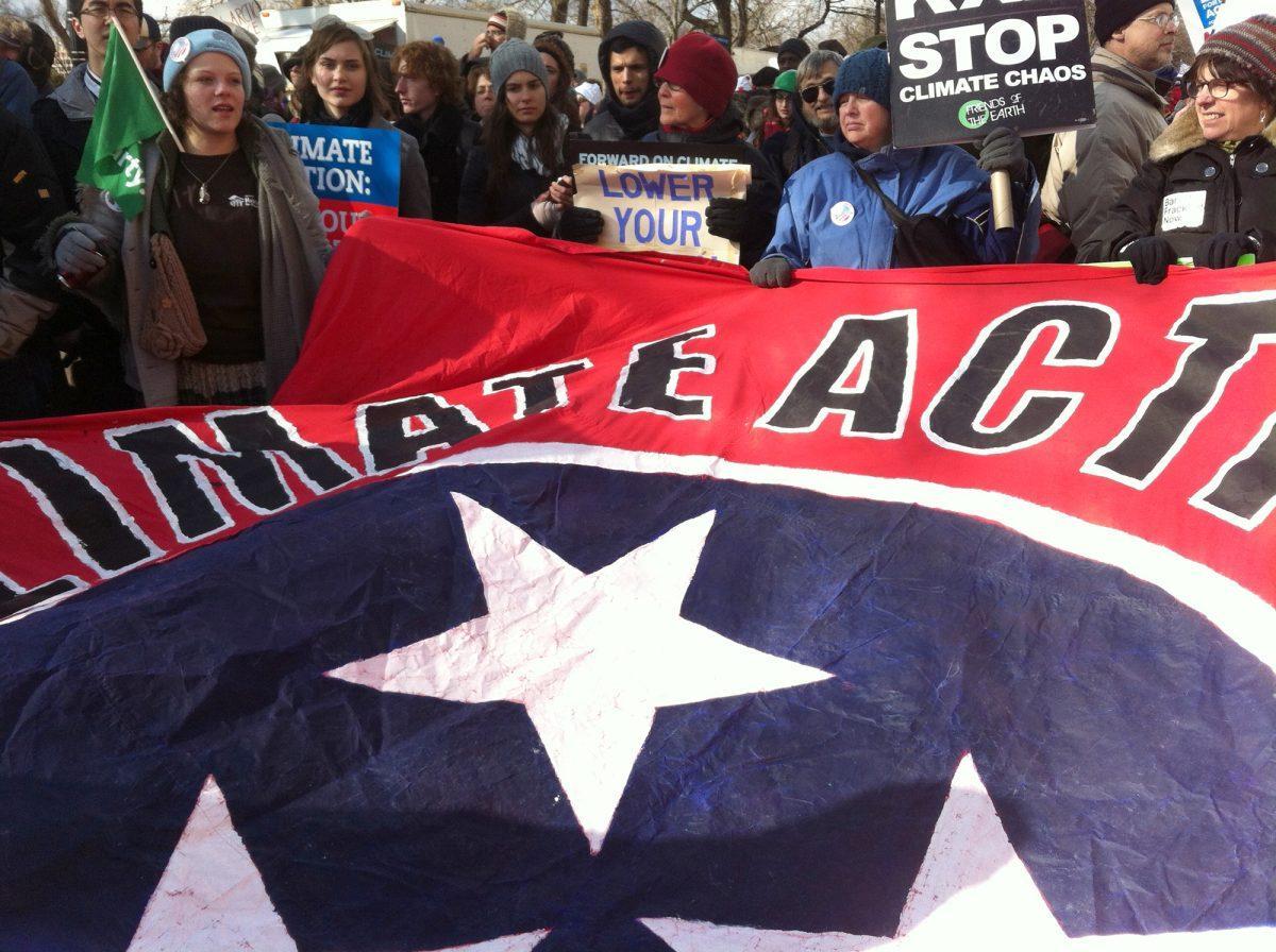 UT’s SPEAK club marches around the National Mall in Washington, D.C.