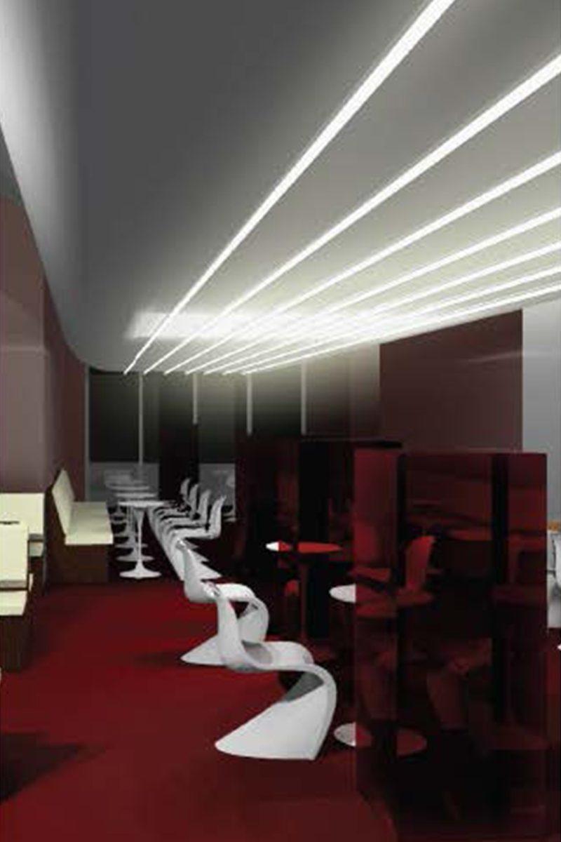 A mockup of an inside space from a UT interior design student is displayed on the College of Architecture &amp; Design blog at www.arch-design-utk.squarespace.com