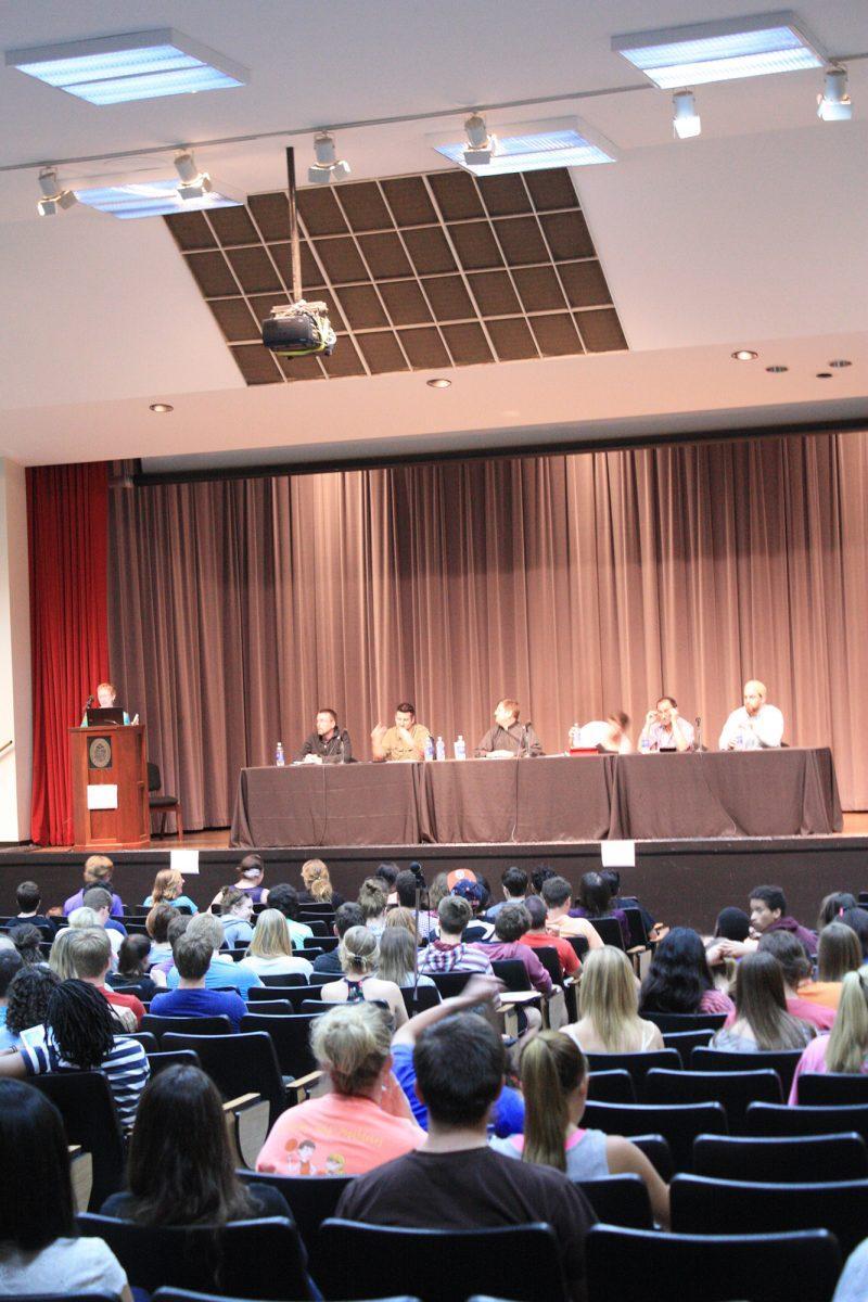 A panel of various religious leaders discuss how sex and gender are treated according to their religion on April 9.