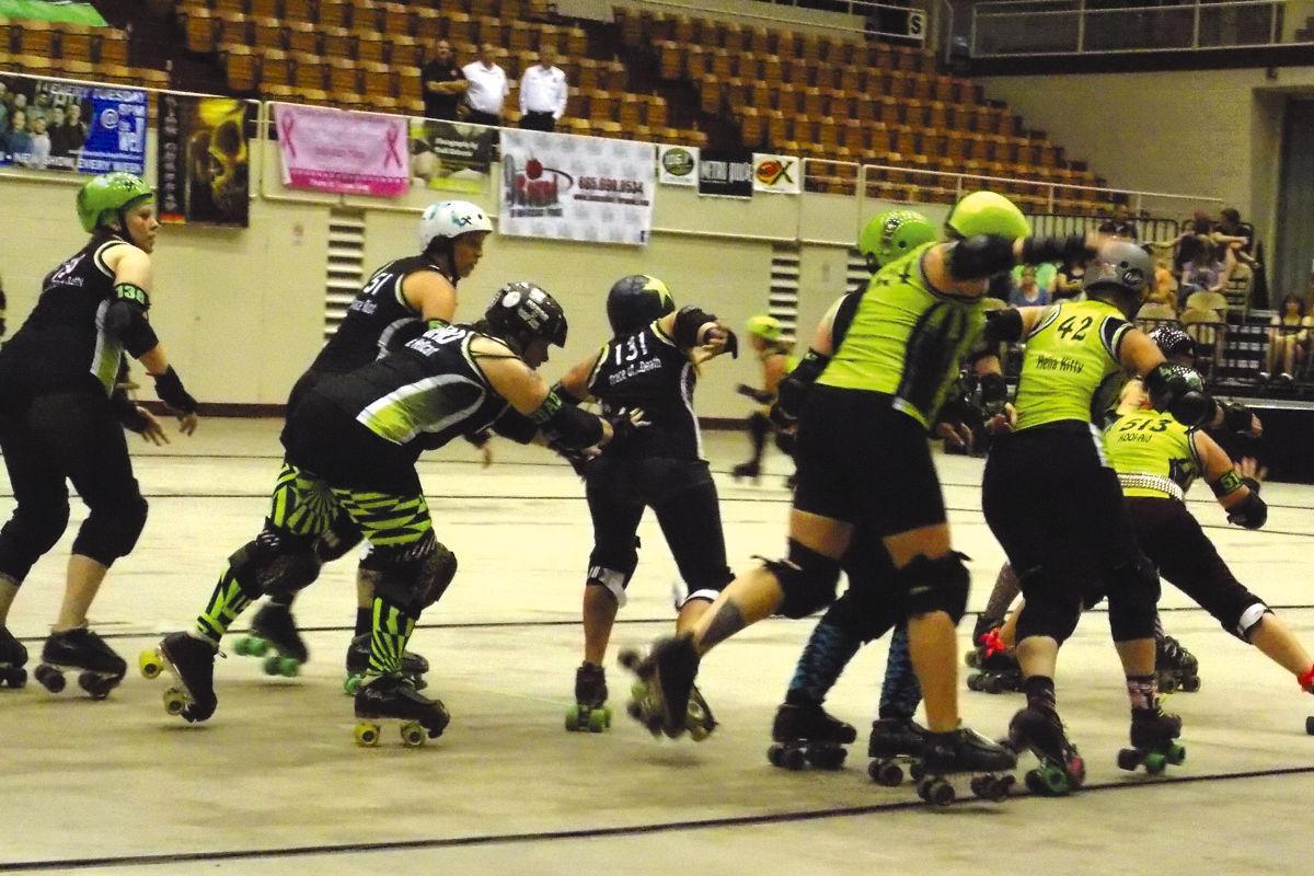 The Hard Knox Roller Girls have been competing since 2006.