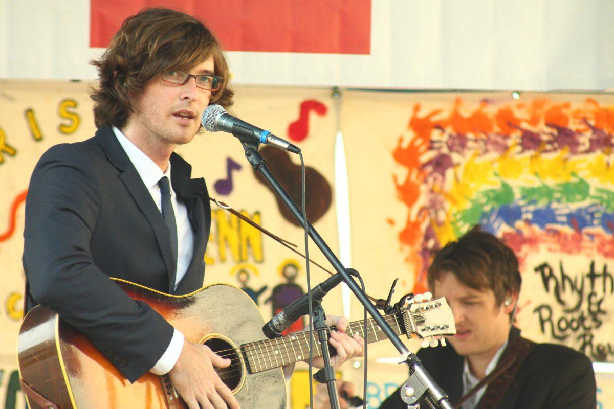 The Milk Carton Kids perform at Bristol Rhythm and Roots Reunion in Bristol, Tenn., in September 2012.