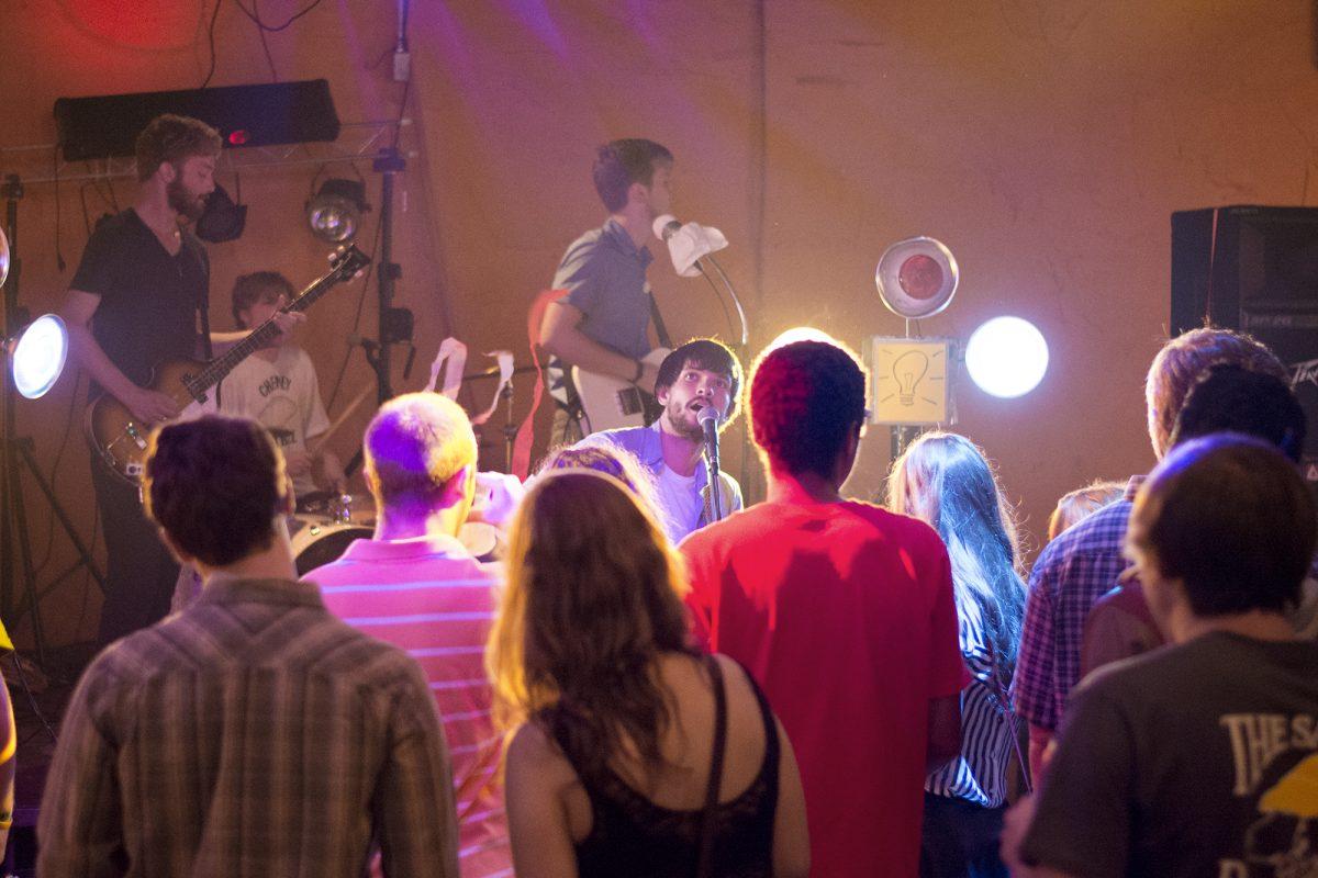 O Youth performs during Rage Fest, a charity music fest organized by the Stoop Kids, on Sept. 22.