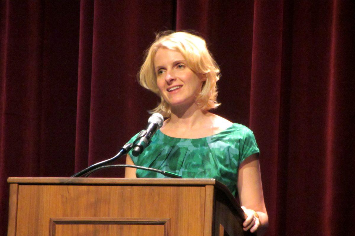 Elizabeth Gilbert, author of "Eat, Pray, Love," spoke out against the trivialization of women's literature during her presentation at the Tennessee Theatre on Nov. 2.