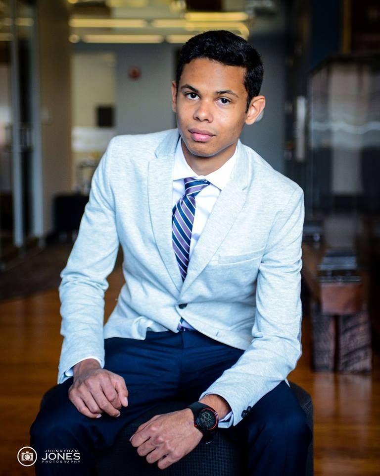 Matt Madlock, a freshman in business administration, has an entrepreneurial vision that has taken him from being "lost" in the foster care system to leading two growing technological businesses.