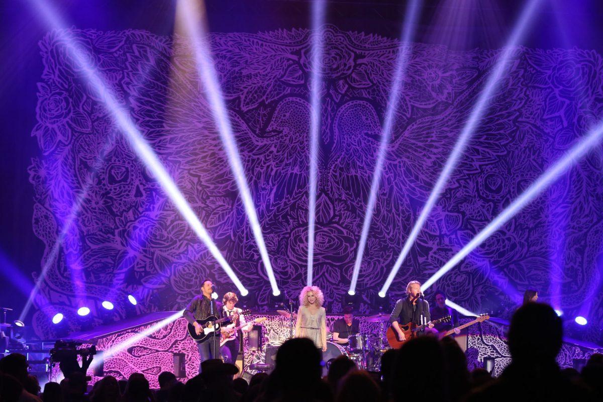 Little Big Town performs as Keith Urban's opening act at Thompson-Boling Arena on Friday. Urban played in Knoxville as part of his "Light the Fuse" tour, which concludes in September.