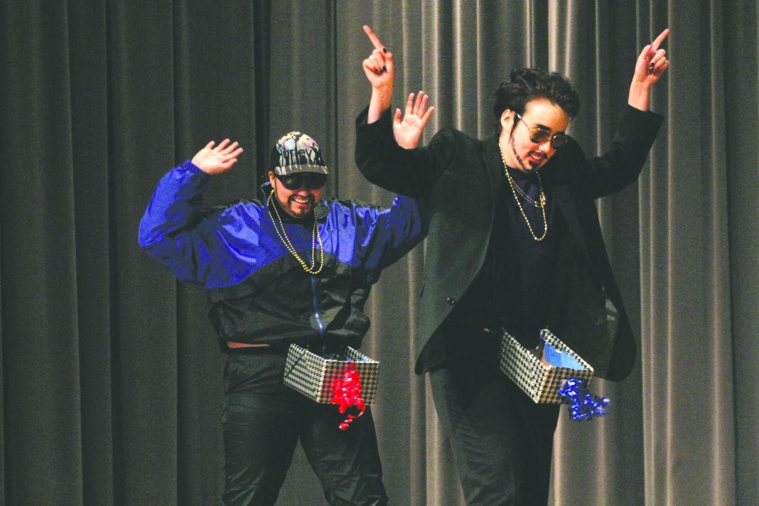 Students perform a parody of Lonely Island's song "D*** in a Box"at the Lambda Student Union's Annual Drag show on Apr. 15, 2013. The event was co-sponsored by the organizers of UT's Sex Week.