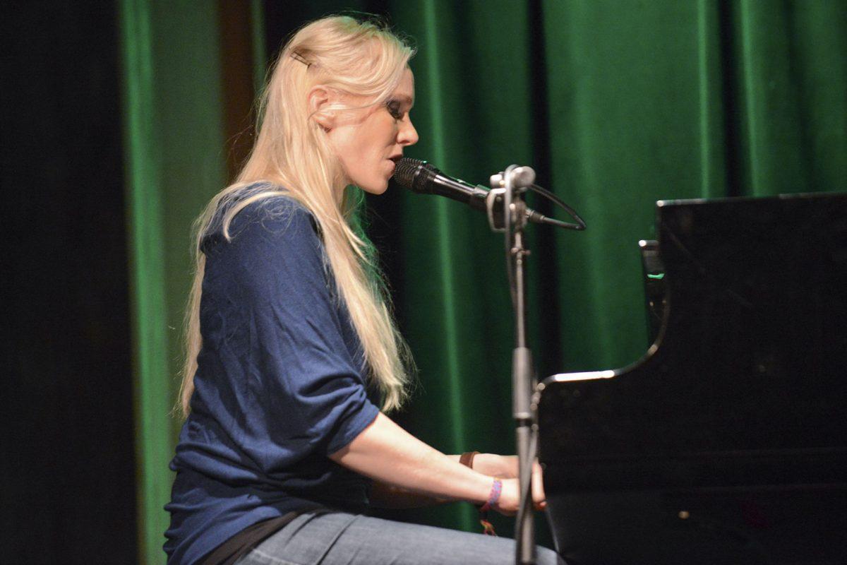 Norwegian chanteuse Susanna performs at The Square Room as part of the Big Ears Festival on Saturday.