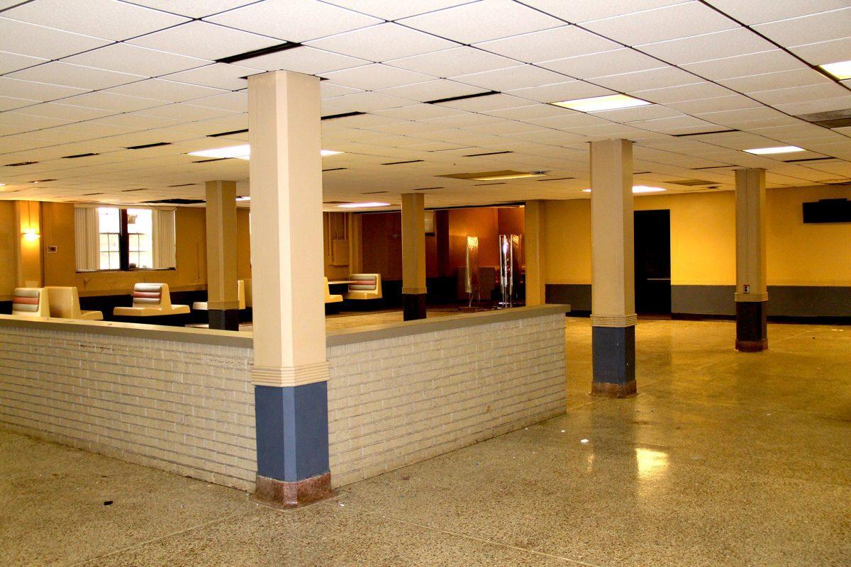 The Daily Beacon The cafeteria inside Strong Hall, a former women's dormitory, before it was torn down to be made into a new science laboratory.