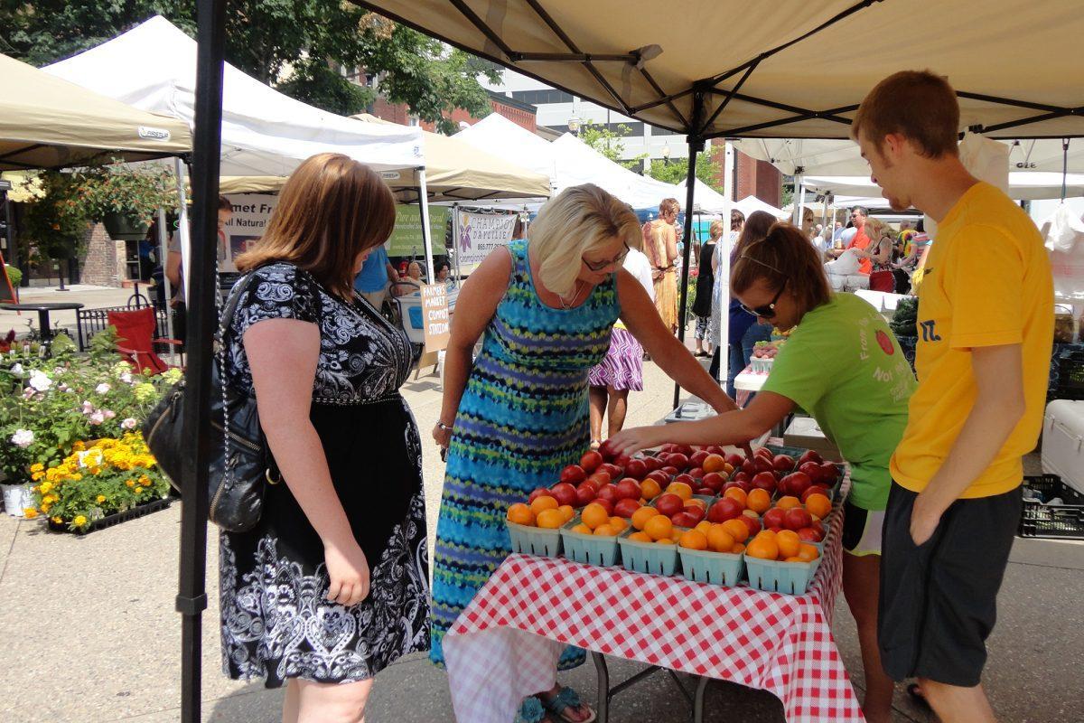 The Market Square Farmer's Market offers a fresh, local alternative to conventional produce shopping.