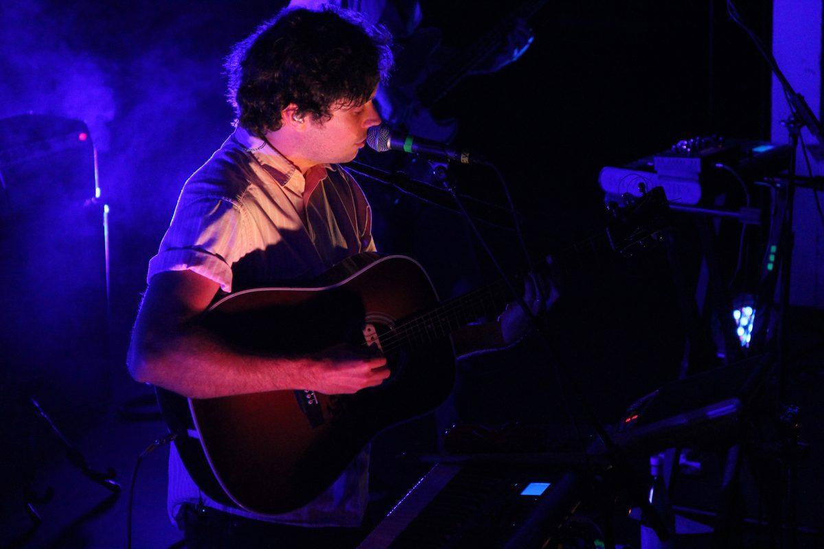Ernest Greene, known by his stage name "Washed Out," performs at the Bijou Theatre Aug. 25.