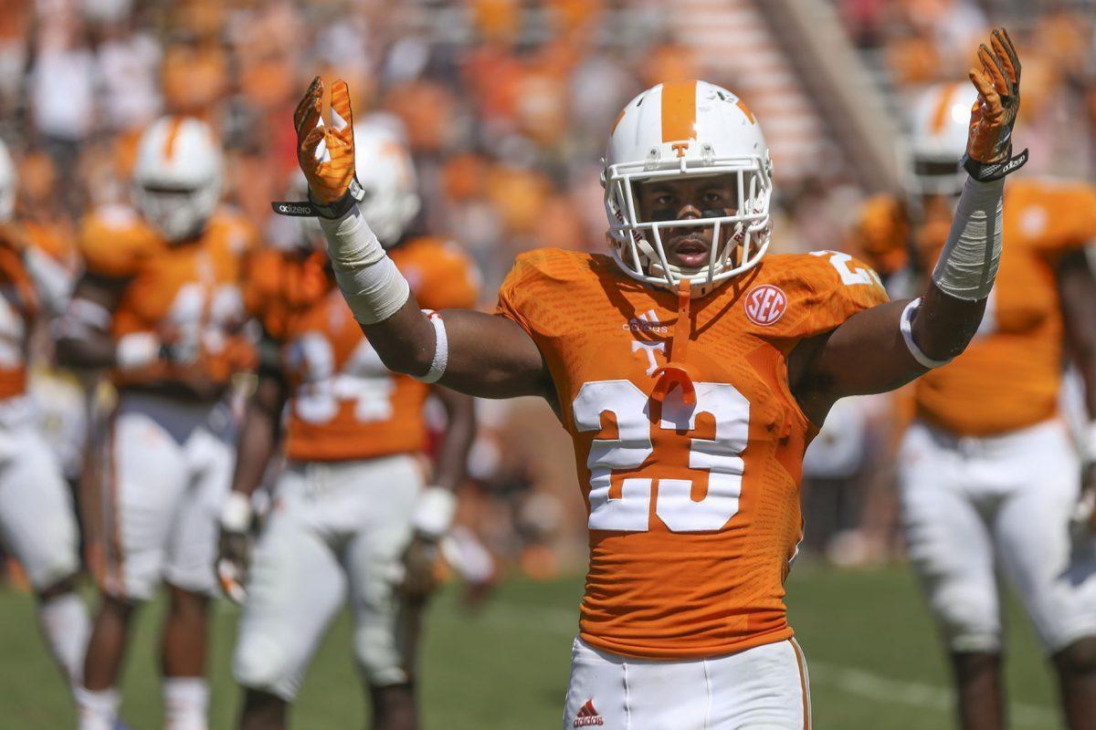 Through three games, sophomore cornerback Cameron Sutton has racked up 16 tackles, a pass breakup and an interception.