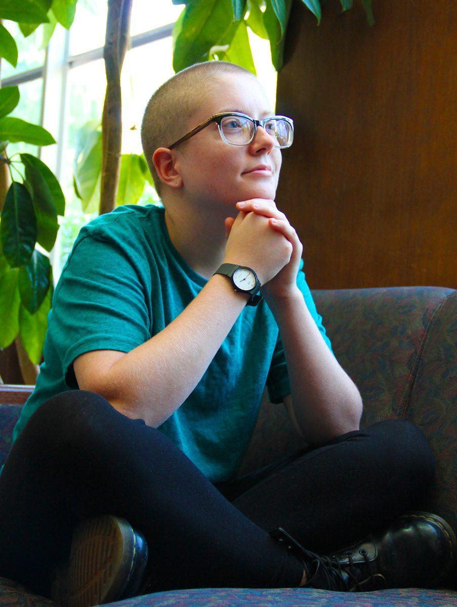 Zea Askew is a senior in studio art with a concentration in 4-D.