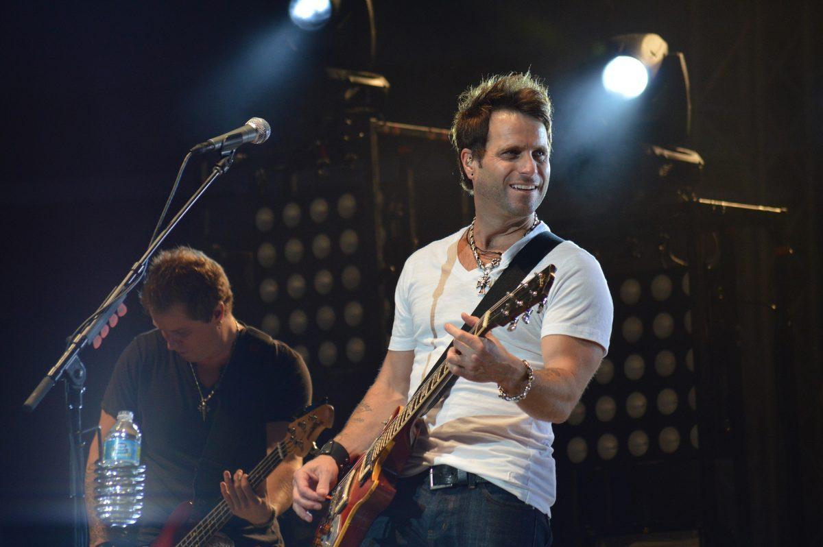 Matt Thomas, Parmalee's lead singer, performing at the Tennessee Valley State Fair Sept. 9.