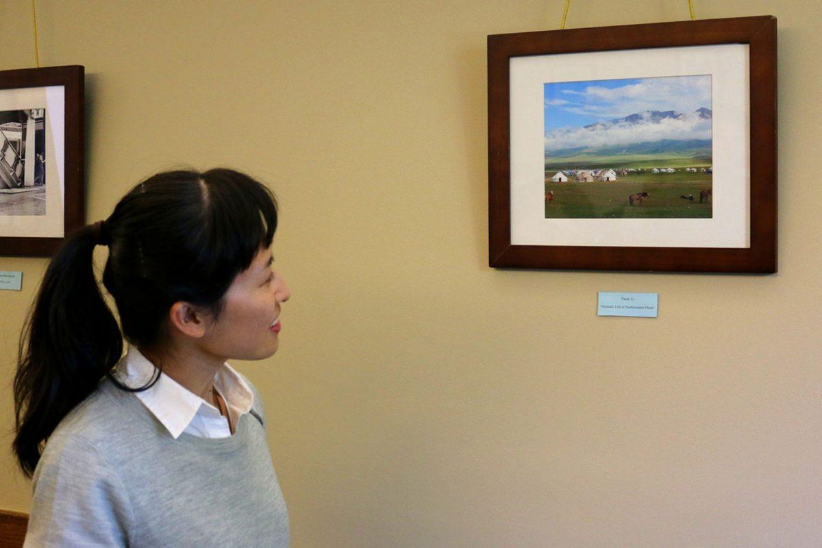 Yanan Li, graduate student in geography, won the International House's "My Home" photo competition with her photograph of the Mongolian countryside.