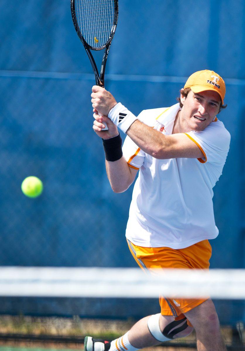 Hunter Reese during the SEC match between UT and the Kentucky Wildcats on March 23, 2014.