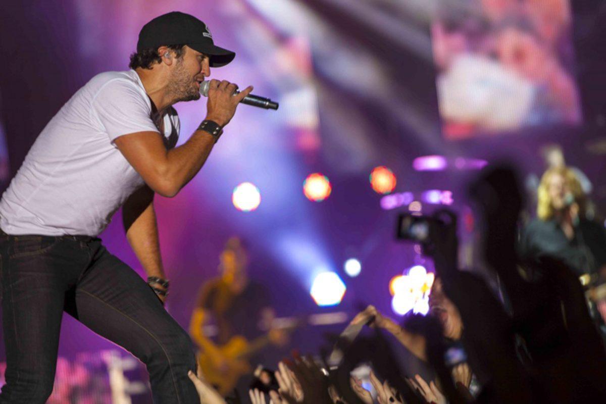 Luke Bryan during the 2012 Farm Tour.