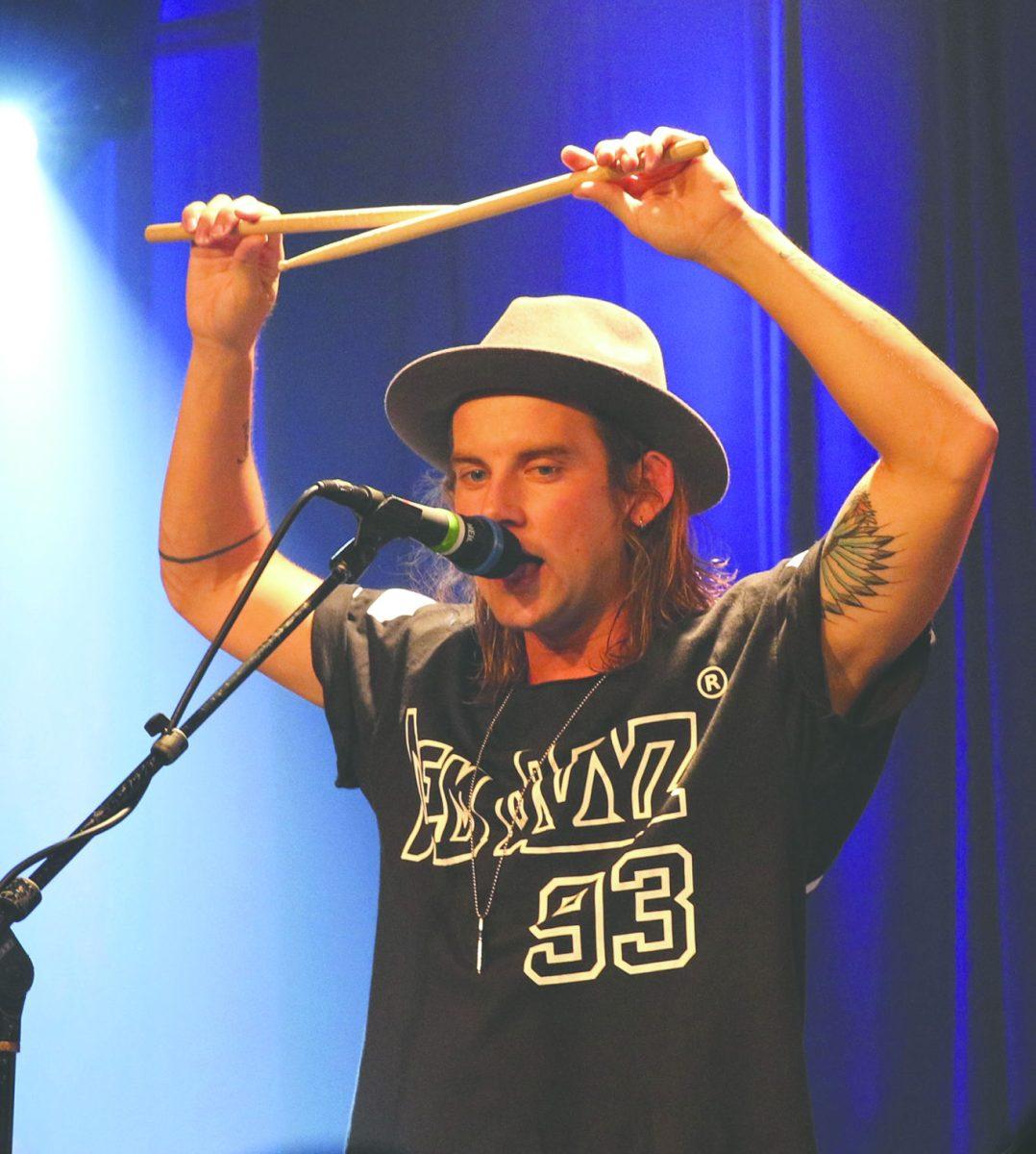 udah Akers, front man of Judah and the Lion, sings on Oct. 2 at The Square Room.