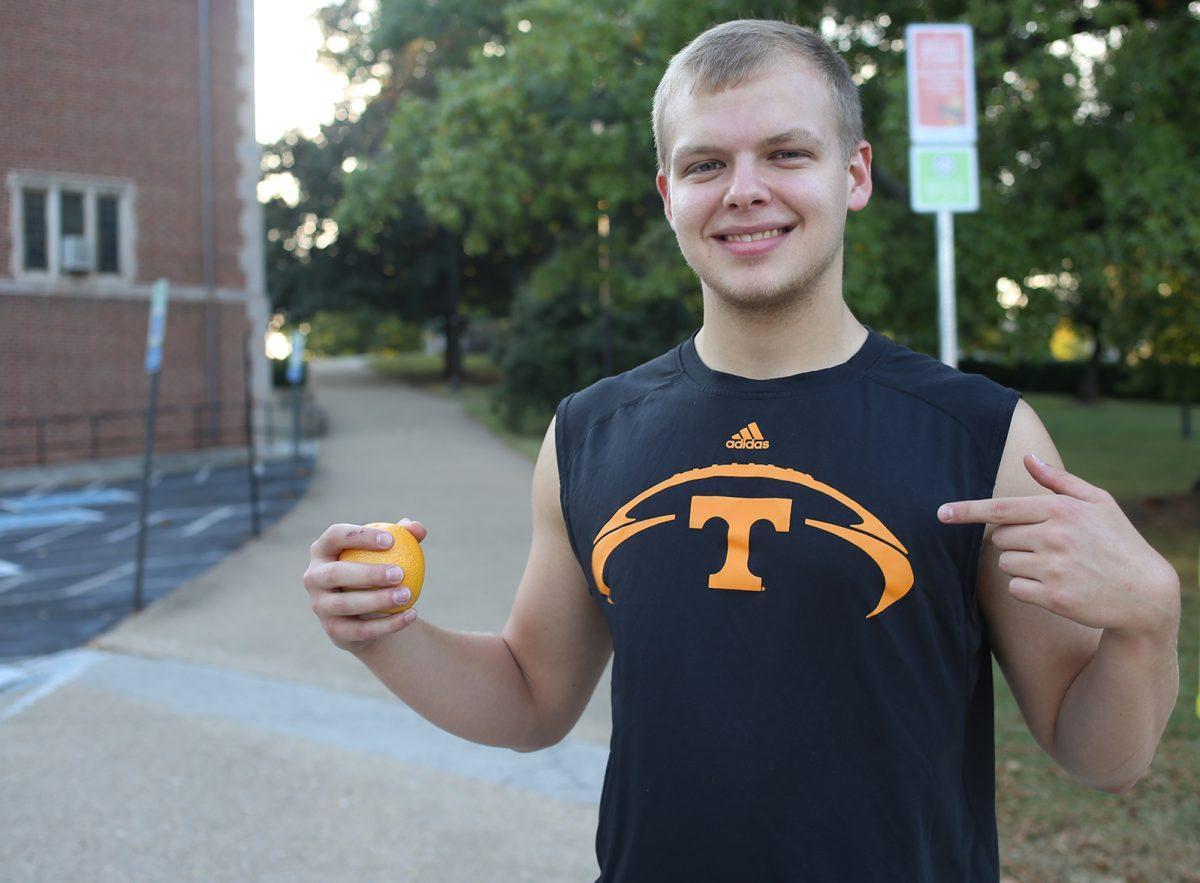 Nick Woods, freshman, kinesiology