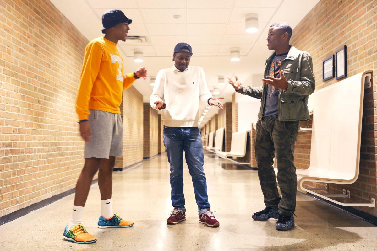 P.O.S.E. members use HSS as a runway to show off their style.