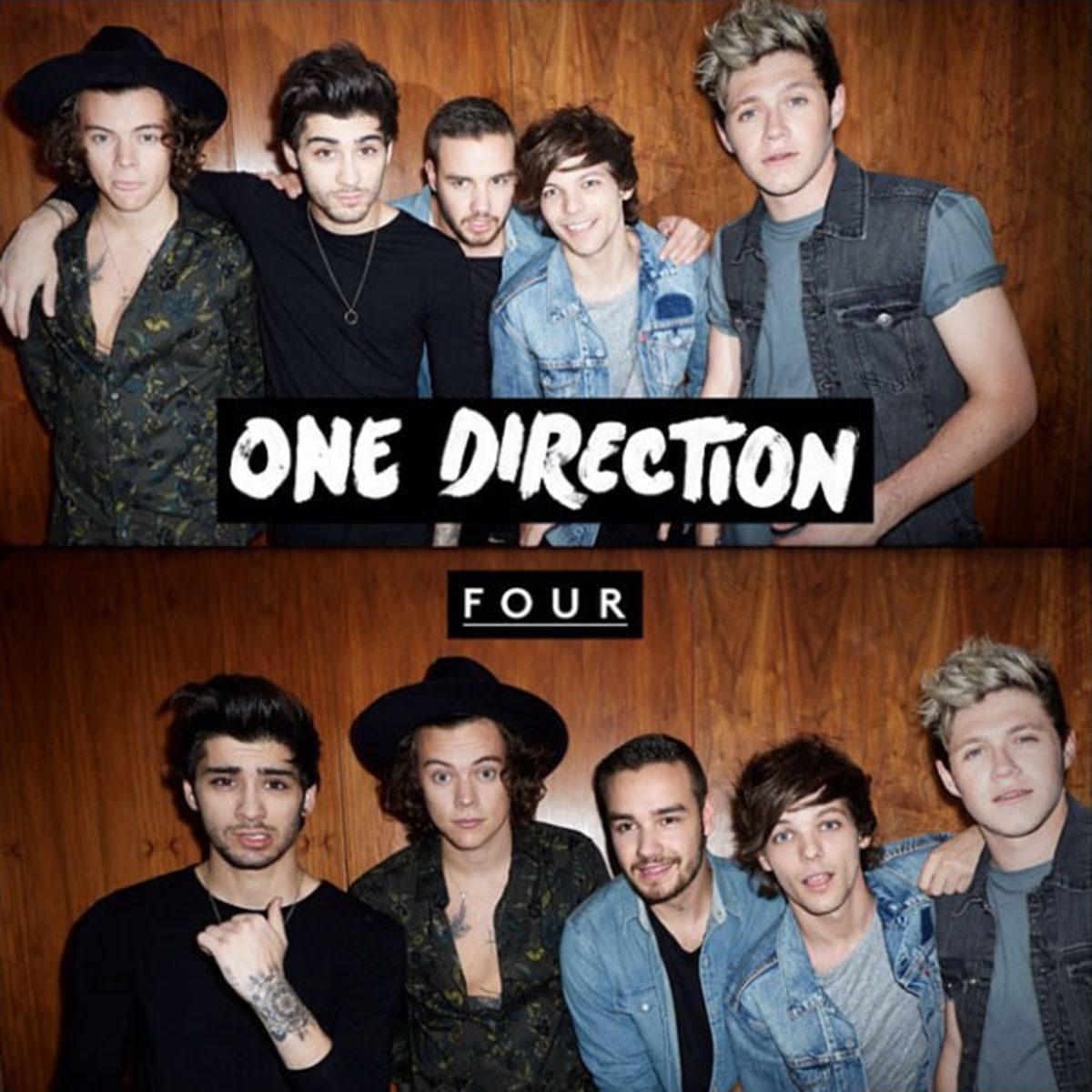 "Four" is One Direction's latest and fourth album.