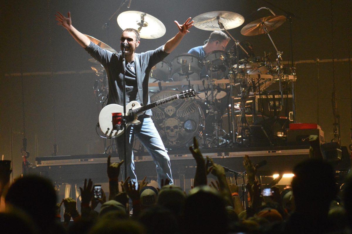 Eric Church's "The Outsider's World Tour" stopped in Knoxville on Thursday, where Church combined old and new songs as a part of his unique concert experience.