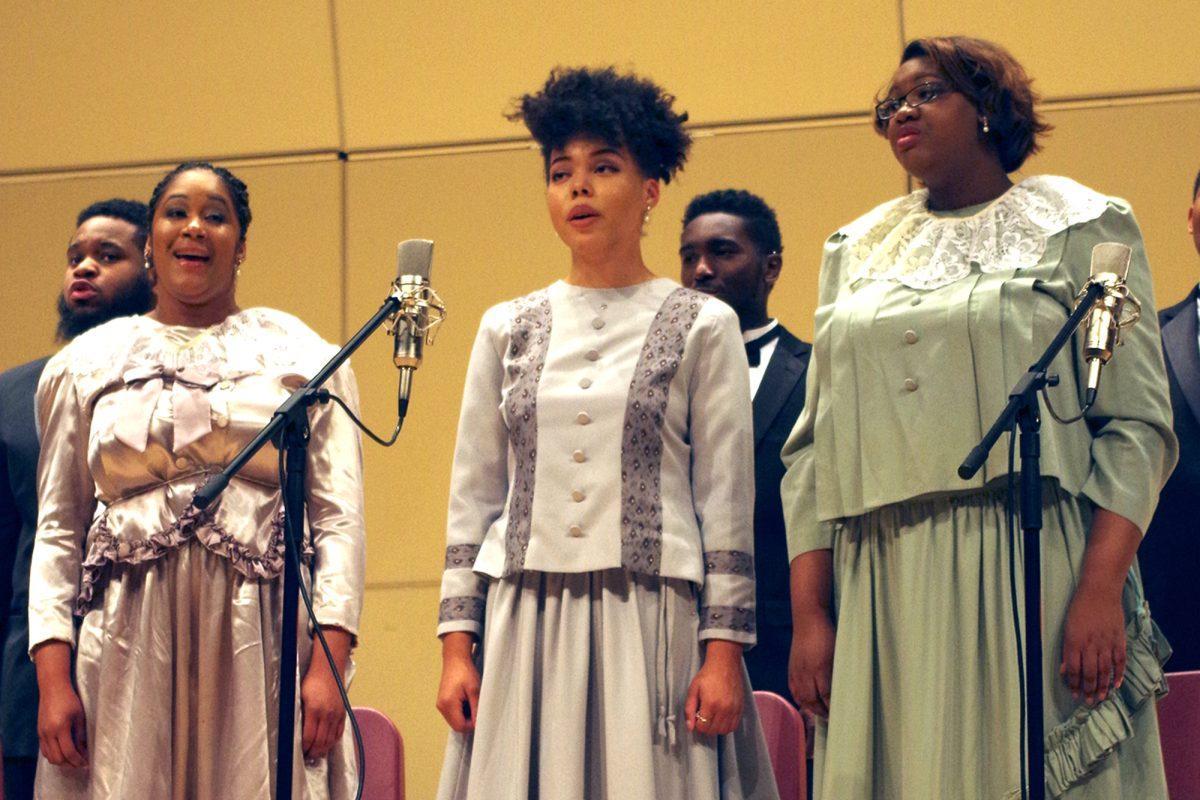 The Fisk Jubilee Singers, a group of vocal artist and students from Nashville, Tenn., are preserving the Negro spiritual musical tradition Thursday night in the Alumni Memorial Building.