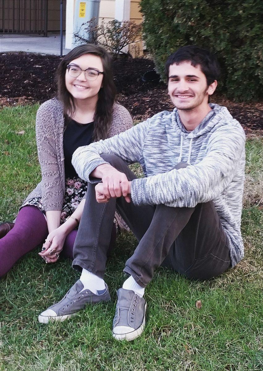 Erica Davis, left, and Jackson Bogach, right, are working to implement an environmental literacy program at UT.