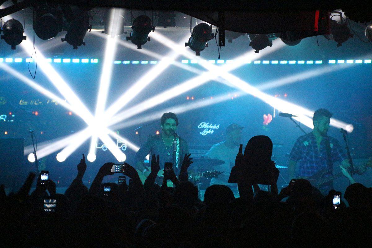 American country music singer Thomas Rhett performs at The Cotton Eyed Joe on Wednesday to a sold-out audience