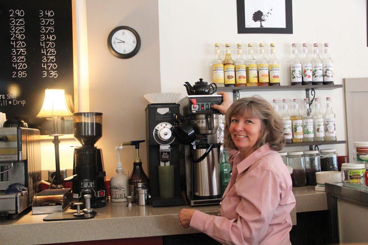 The Golden Roast: Karen Strang has been working with coffee for 6 years. Her favorite coffee to make is a cappucino, and her favorite to drink is a hazelnut cappucino.