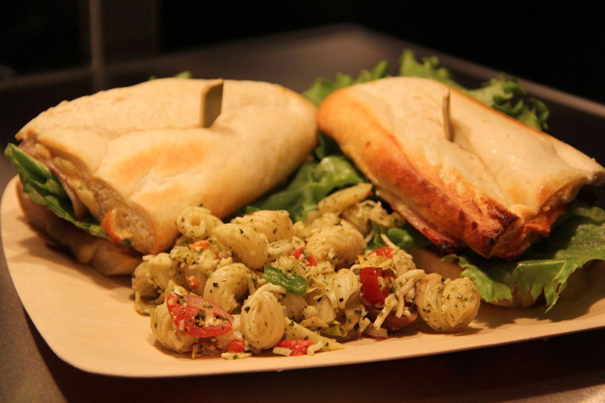 Holly's Club Sandwich and pasta salad, a lunch item, is only available from 11 a.m. to 4 p.m.