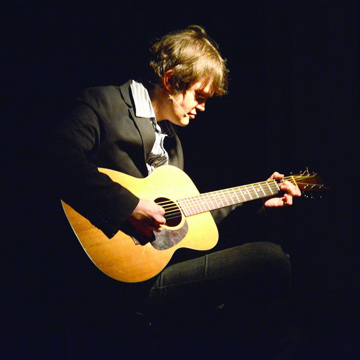 William Tyler performs in the Square Room on Saturday during this year's Big Ears Festival.