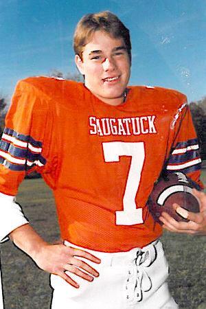 Butch Jones played quarterback at Saugatuck High School.