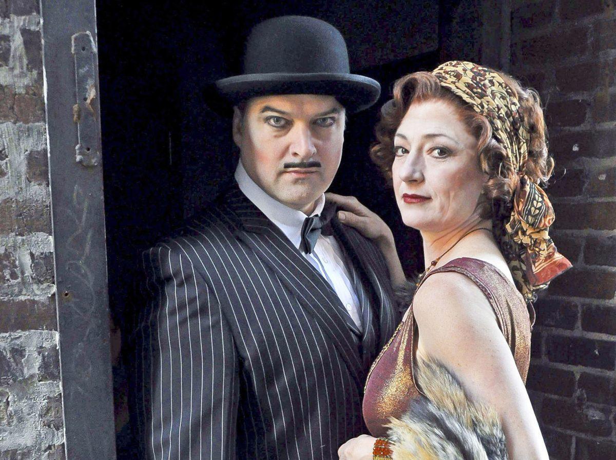 Brian Herriott and Lise Bruneau in the CBT's "The Threepenny Opera."