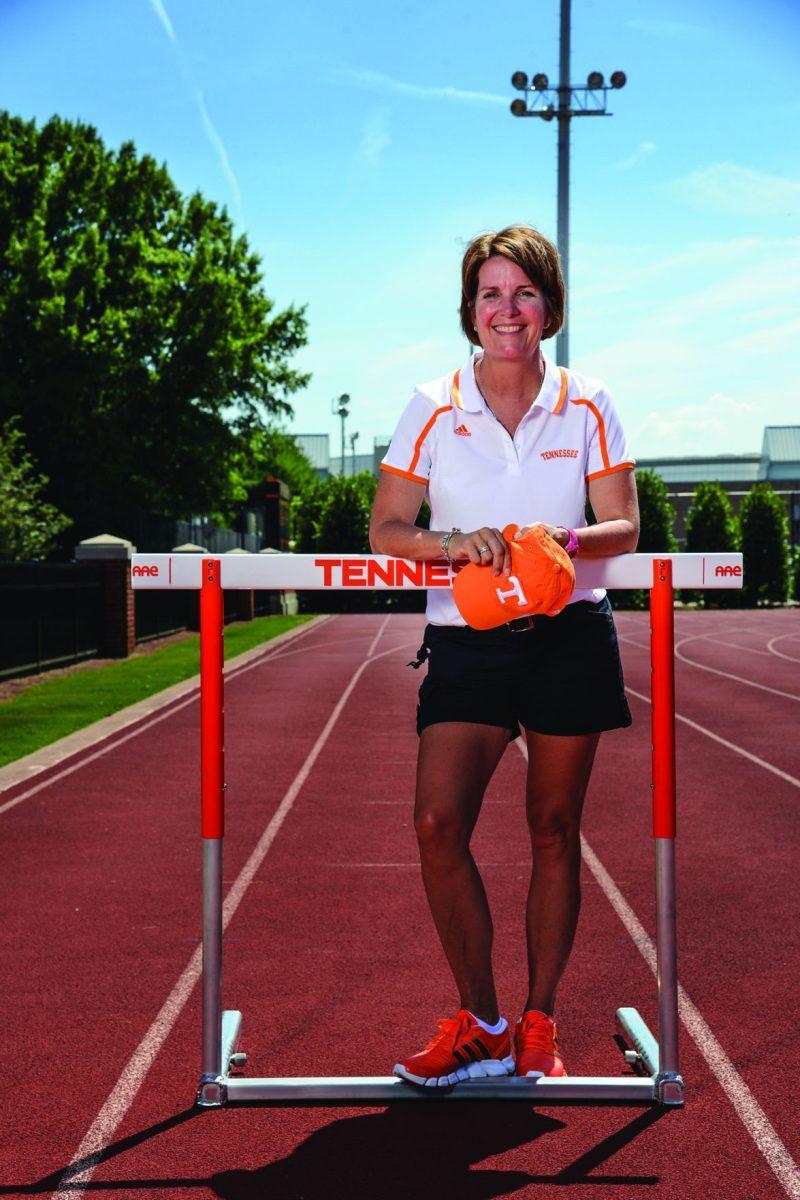 Beth Alford-Sullivan, Tennessee's first-year director of track and field and cross country was the first woman in the country to coach an FBS men's Track and Field program. Photo courtesy of Tennessee Athletics