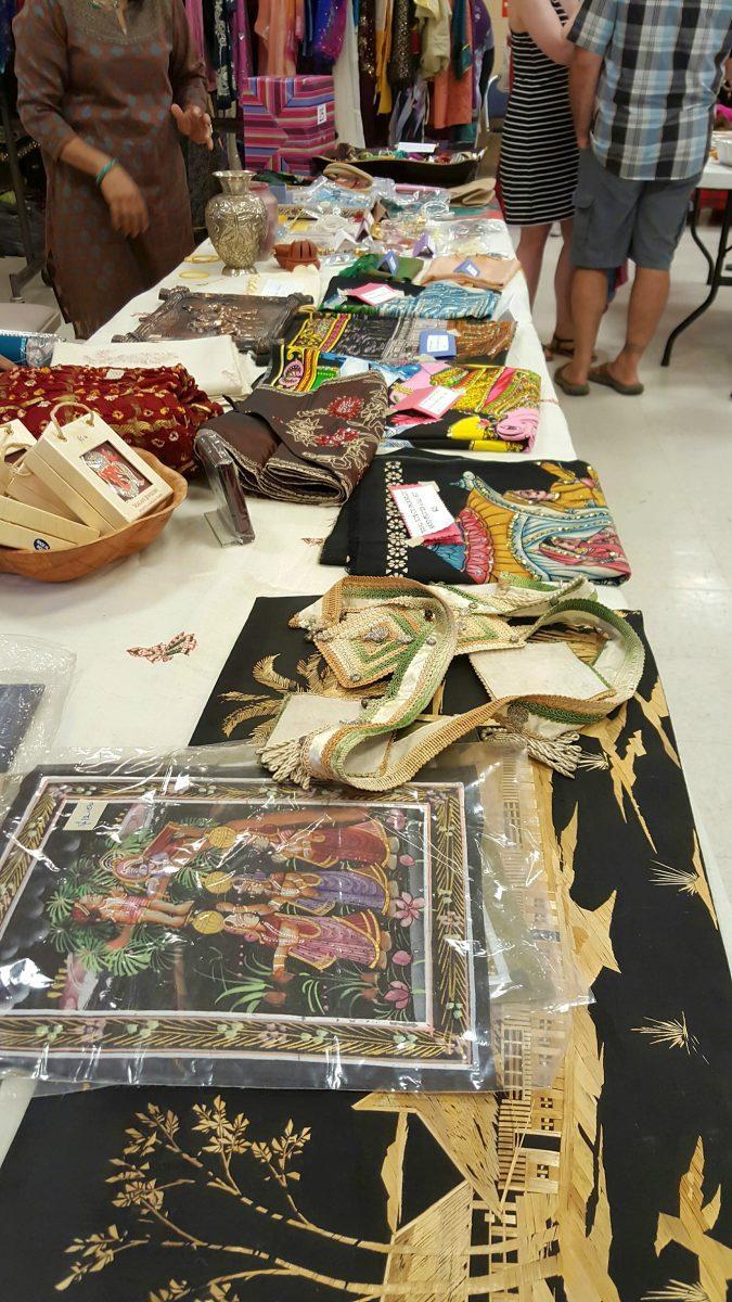 Traditional Indian goods were sold at the India Fest at the Hindu Community Center on Aug. 22.