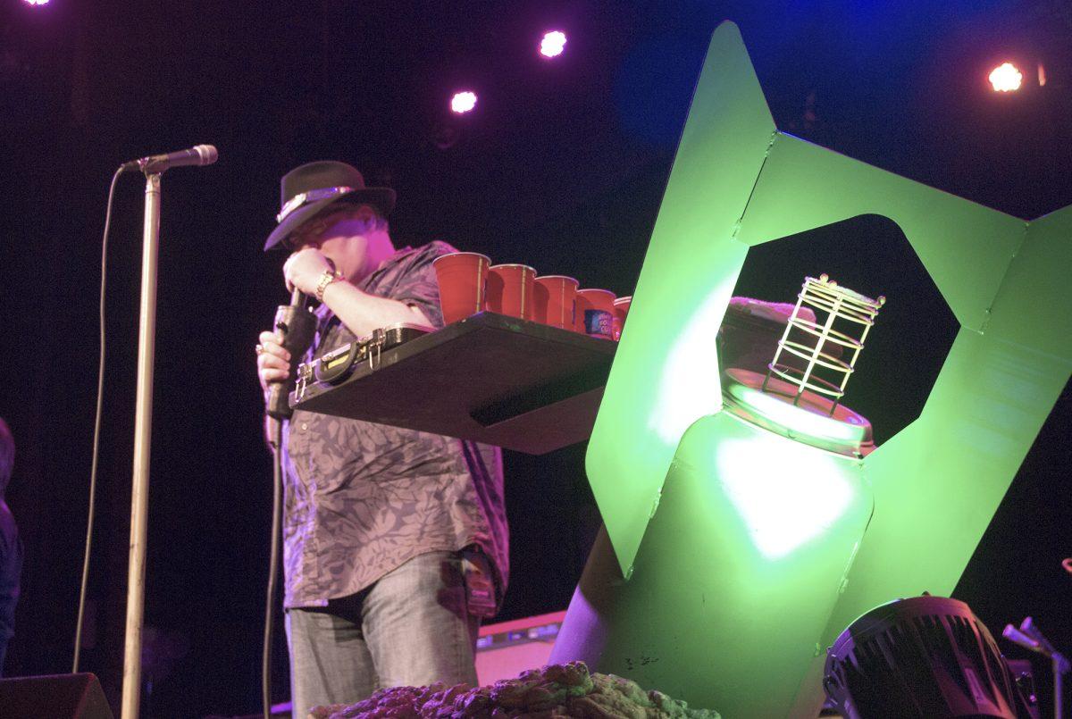 John Popper of Blues Traveler performs at the Bijou Theater.