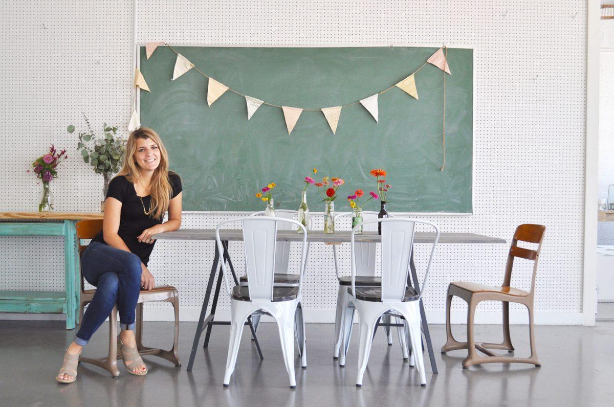 Owner Rebecca Ridner created this unique workplace. 