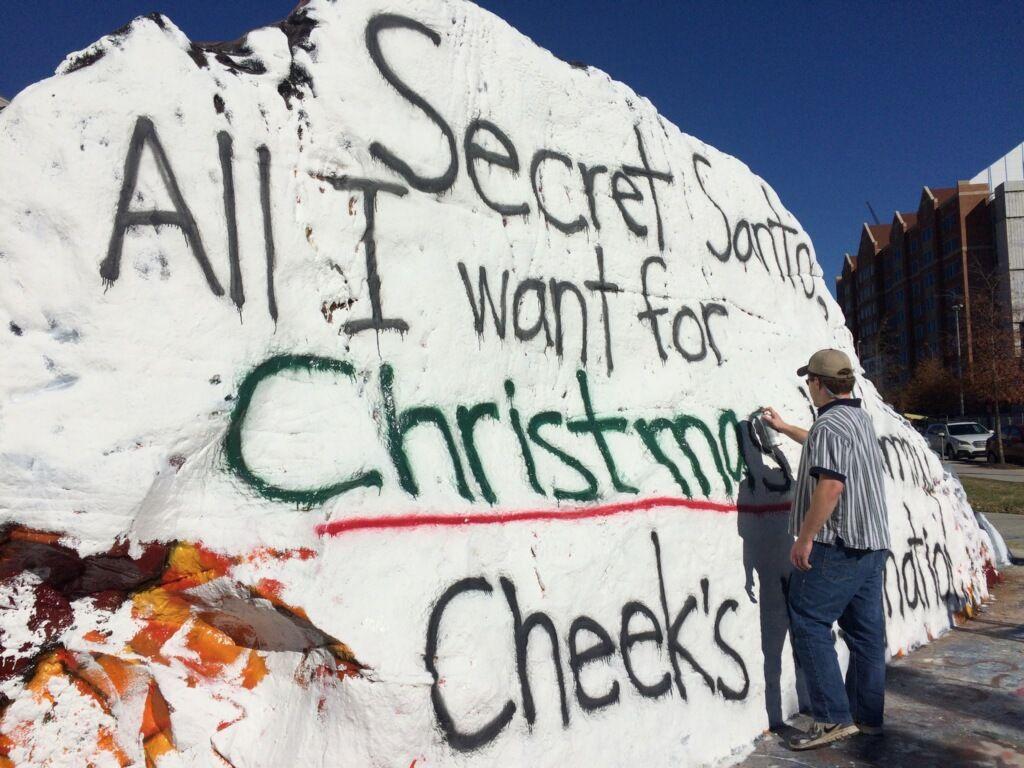 UT student Trip Underwood announced his support for the state's call for Cheek's resignation on The Rock early this afternoon.