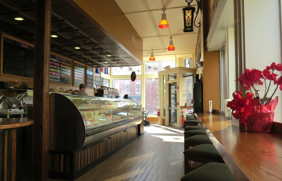 Market House Cafe's menu includes artisanal sandwiches and locally brewed beers.